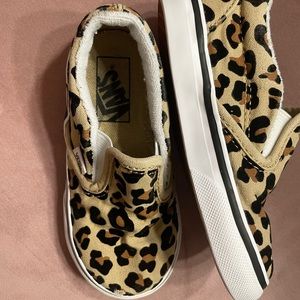 Toddler cheetah vans